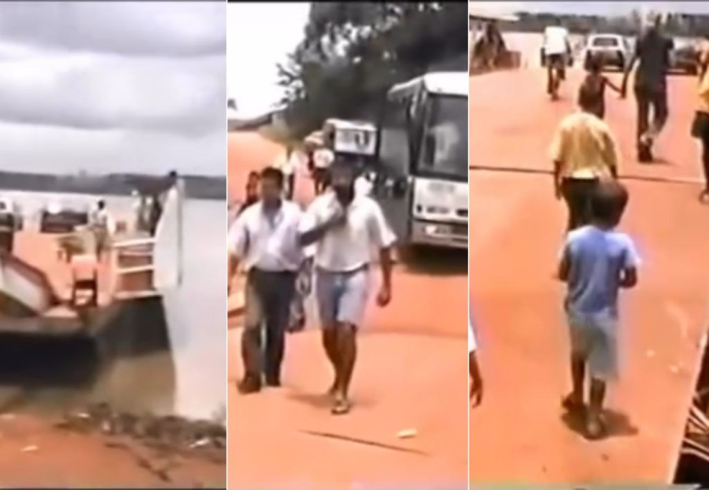 Vídeo gravado em 1999 mostra travessia de balsa em Palmas antes da construção de ponte; assista